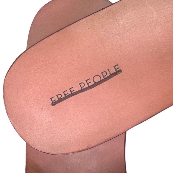 Free People Verona Slide Sandal - Size 39 - Watermelon - Picture 5 of 9